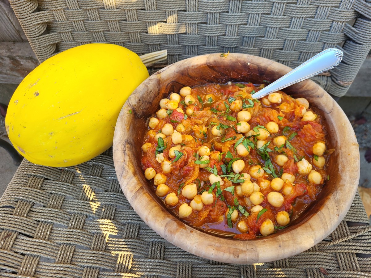 Chickpea Spaghetti Squash&nbsp;Pasta